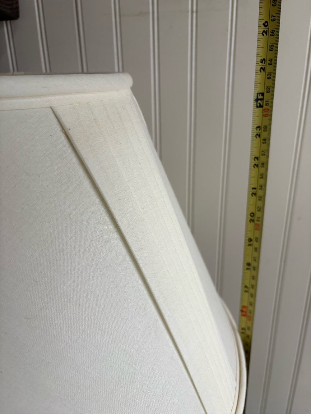 Vintage Brass Spiral Barley Twist Lamp w/Pleated Shade VTG Grandma Mid-Century - Picture 6 of 8